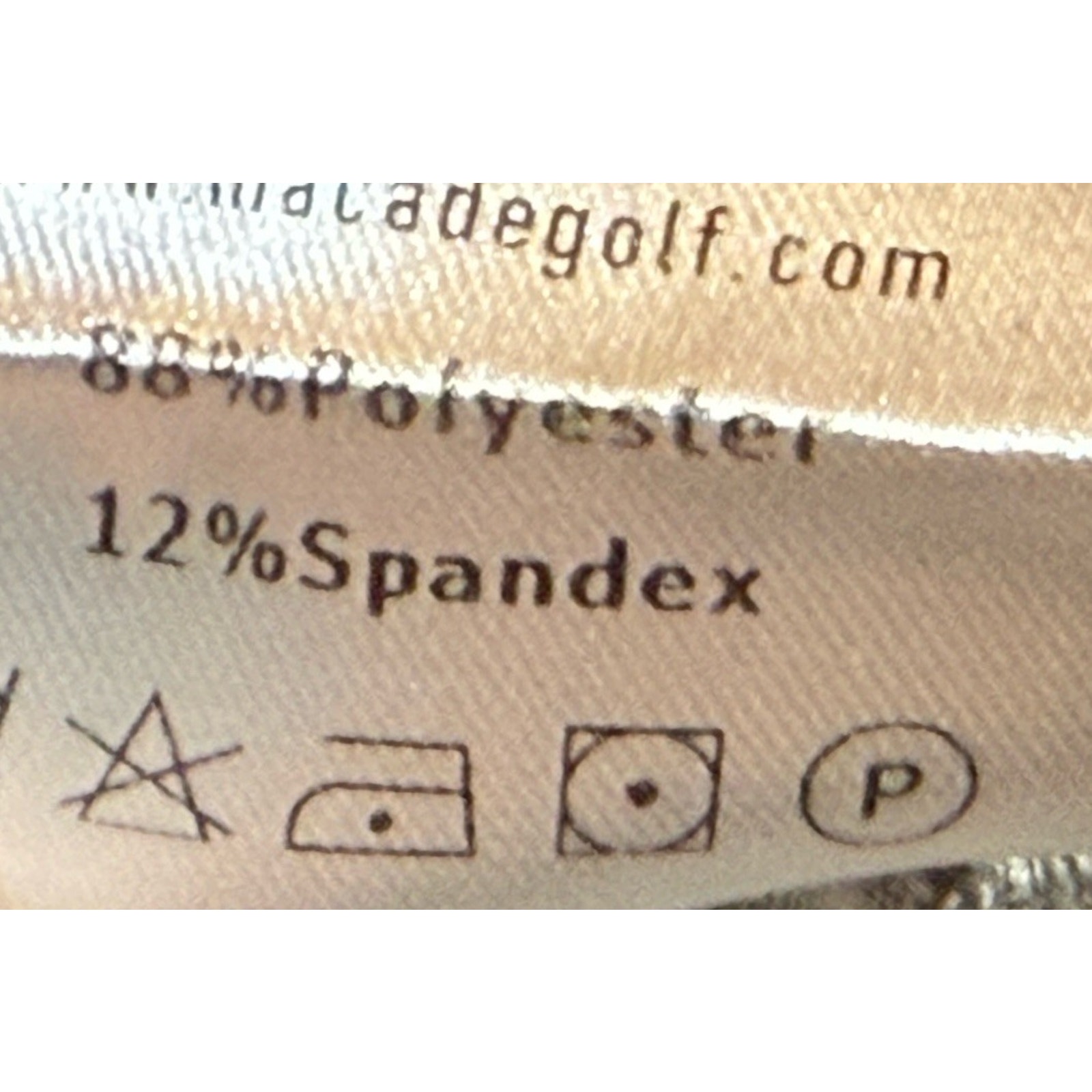 Macade Golf Men's Gray Four-Way Stretch Pants Size 30 Long Slim Fit Euc Jogger — image 7 of 8